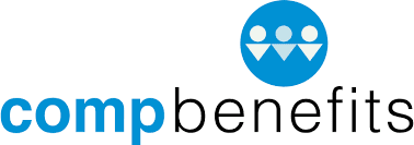Partial logo with blue circle and text.